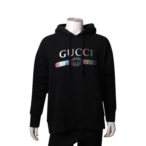 gucci brand hoodie|gucci oversized logo hoodie.